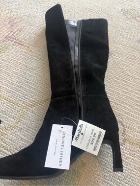 Marc Fisher genuine suede knee-high boots (NWT)